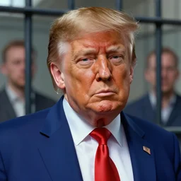 donald trump chilling in prison, high detail, elegant, digital painting, cinematic lighting, vibrant, intricate, textured skin, highly detailed, artstation, sharp, focus, hdr, unreal engine 5, breathtaking ilya kuvshinov, nikolay makovsky
