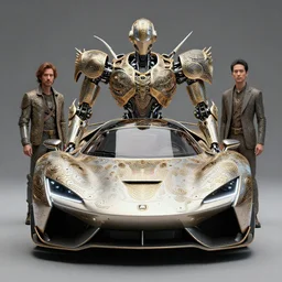 robot cyber supercar slick character : by michal karcz, daniel merriam, victo ngai and guillermo del toro : ornate, dynamic, particulate, intricate, elegant, highly detailed, centered, artstation, smooth, sharp focus, octane render