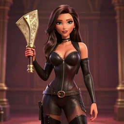 dreamworks animation studios award winning cgi render of jessica alba as seductrice lady death from coffin comics