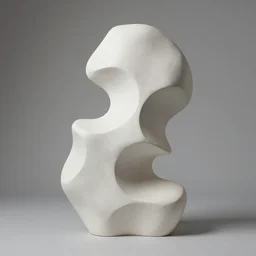 abstract smooth sculpture by tara donovan style