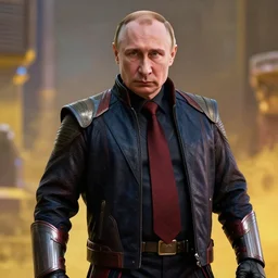 A badass photo of putin in marvel movie, infared photography, 8K, film render, extremely detailed, rendered in Octane, award winning photography