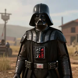 Darth Vader as seen in Red Dead Redemption 2