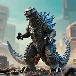 still from lego godzilla movie