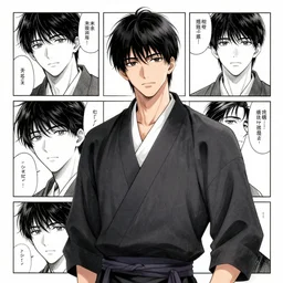 old xian style, bishounen, handsome anime guy, yaoi, bl, webtoon comic n 9