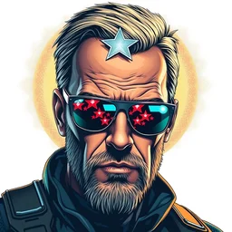 portrait of joe biden with sunglasses as captain america stars stripes doom eternal with detailed faces enchanted psychedelic wide angle shot white background vector art illustration gears of war illustration gta 5 artwork of joe biden, in the style of gta 5 loading screen, by stephen bliss by hieronymus bosch and frank frazetta