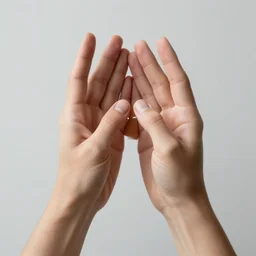 physiologically correct human hands