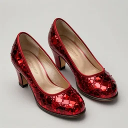 a pair of ruby slippers, horror, highly detailed, digital painting, artstation, concept art, matte, sharp focus, illustration, art by artgerm and greg rutkowski and michael whelan and gustave dore and alphonse mucha