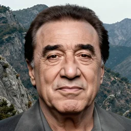 realistic still portrait of danny devito face carved out in a mountainside, scene shows face of a man carved out, mount rushmore, hybrid, morph, fused together, anthropomorphism, 8 k, 8 5 mm, f. 1 4, beautiful composition,