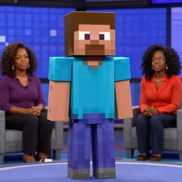 Steve from Minecraft on the Oprah Show in 1997