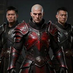 hyperrealistic mixed media image of black red daedra armor from skyrim, stunning 3 d render inspired art by greg rutkowski and xiang duan and thomas eakes, perfect facial symmetry, flesh texture, realistic, highly detailed attributes and atmosphere, dim volumetric cinematic lighting, 8 k octane detailed render, post - processing, masterpiece,