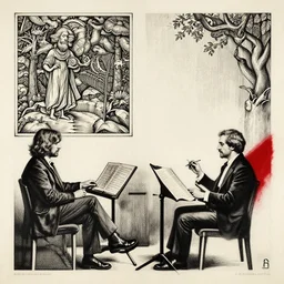 1 8 9 0 s orchestral album art by alan lee and albrecht durer and banksy