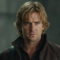 anakin skywalker as raiden in metal gear rising, movie still, epic, head, torso, cinematic