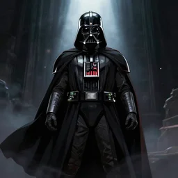 Asoka Vader, full body portrait, anime aesthetic, cinematic, dramatic, ominous, symmetrical