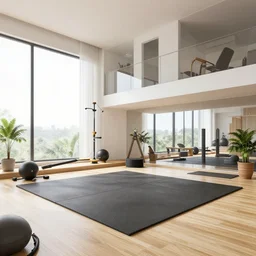 Small gym in an apartment building