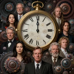beauty portrait, intricate clock, fractal spheres, time for goodbye. intricate environment, art by rossdraws, kim jung gi, peter mohrbacher, victo ngai, thomas kinkade, ilya kuvshinov, carl spitzweg, craig mullins. unreal engine 5, blender, octane, ray tracing, dramatic studio lighting, sharp focus, masterpiece, post processing