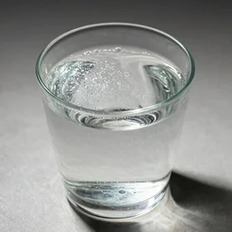 cup filled with sparkling substance