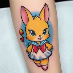 sailor jerry tattoo of lola bunny