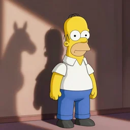 homer Simpson in Bojack horseman