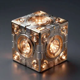 symmetry!! product render poster puzzle cube scifi, glowing lights!! intricate, elegant, highly detailed, digital painting, artstation, concept art, smooth, sharp focus, illustration, art by artgerm, unreal engine