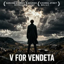 movie poster for v for vendetta