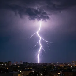 of a world where there is no thunderstorm and lightning