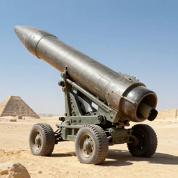 aztec missile artillery, digital art, ultra high detail, photorealistic, 8k