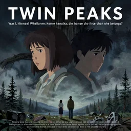 twin peaks poster artwork by michael whelan and tomer hanuka, karol bak, rendering of was thomasin transformed into the presence that everyone accused her of being in a turn of fate, or was she merely an untapped catalyst, given the final chance to live free in the haze where she belongs?, from scene from twin peaks, clean, full of details, by makoto shinkai and thomas kinkade, matte painting, trending on artstation and unreal engine
