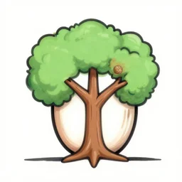keith haring art of acorn that turns into a tree in the shape of a treble clef, a big rip down the middle, splashes of color, inspirational and powerful