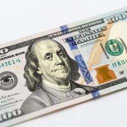 photo realistic simplification of a 1 0 0 dollar bill