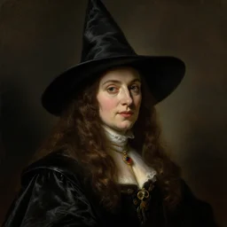 portrait of a witch by rembrandt
