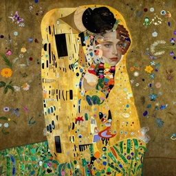 a highly detailed head and shoulders portrait of alicia vikander surrounded by an explosion of wild flowers at golden hour, elegant, by joshua middleton, by alphonse mucha, by edgar maxence, by gustav klimt, by gregory manchess, by wes anderson, by wayne barlowe, by james gilleard, intricate, detailed, single head, sharp focus