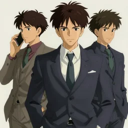 smoky gangster, hot, suit, portrait shinkai makoto studio ghibli studio key hideaki anno sakimichan stanley artgerm lau rossdraws james jean marc simonetti elegant highly detailed digital painting artstation pixiv