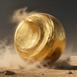 dark matter gold, wind and dust, height detailed hd realistic 8 k,