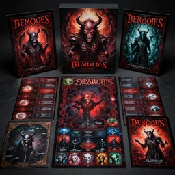 let's summon demons parlor game package design by steven hodes