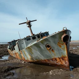 military craft wrecks