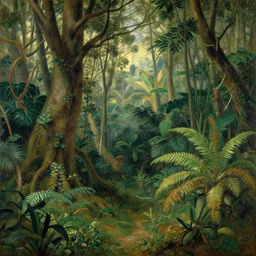reclaimed by nature by jean - baptiste - camille corot, junglepunk, archdaily, wallpaper, highly detailed, trending on artstation.