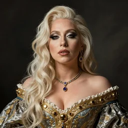 lady gaga a flemish Baroque by Brad Kunkle featured on zbrush central rococo