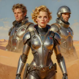 moebius and ralph mcquarrie mechanic character concept art, futuristic sci - fi painting, speed racer, dune, the incal