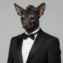 8K Photography from a Male short haired Satyr, tuxedo, by Jimmy Nelson, Artstation