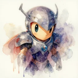 samus aran metroid emotionally evocative watercolor painting, dripping, beautiful, soft lighting