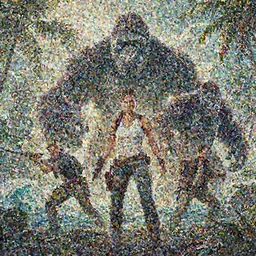 epic composition, Tomb Raider, tropical Island, Kong: Skull Island (2017), Lost series, Action, from jurassic World (2015), from pacific rim (2013) from King kong (2005), farcry, cryengine, cgsociety, ArtStation, by drew struzan, by James gurney