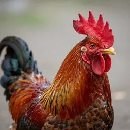 “Out of a hatched man comes the head of a rooster”