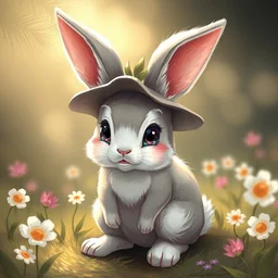 cute anthropomorphic bunny, wlop, artgerm, royo
