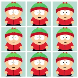 cartman from south park is a rasta man collage