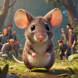 highly detailed cute mouse - point of eyes, in gta v, stephen bliss, unreal engine, fantasy art by greg rutkowski, loish, rhads, ferdinand knab, makoto shinkai and lois van baarle, ilya kuvshinov, rossdraws, tom bagshaw, global illumination, radiant light, detailed and intricate environment