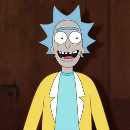 a portrait of rick sanchez by giuseppe arcimboldo