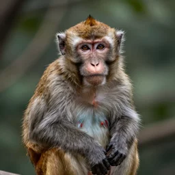 a photograph of a monkey
