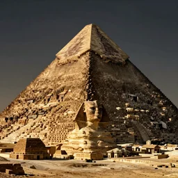 egyptian pyramid designed by frank lloyd wright