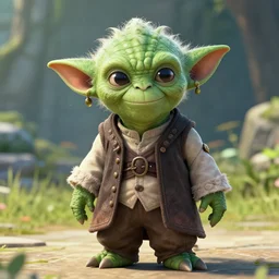 yoda as a lalafell in final fantasy xiv online