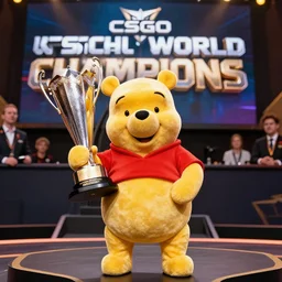 Winnie the Pooh win the CSGO world championship